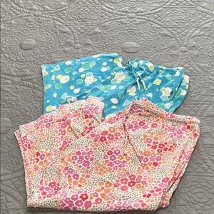 *4 for $10* June & Daisy Pajama Pants Set of 2 L